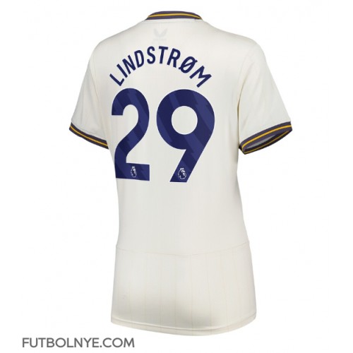 Camiseta Everton Jesper Lindstrom #29 Tercera Equipación para mujer 2024-25 manga corta